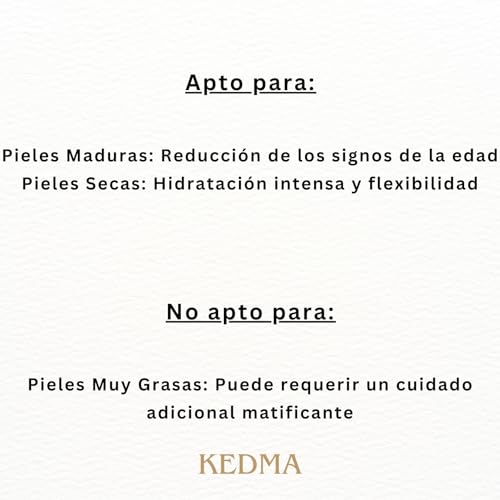 Crema de Colágeno Kedma Minerales del Mar Muerto Tratamiento Anti-Edad Premium 50g 7