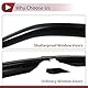 HEROFFIX 1 Set Fensterabweiser für Subaru Forester 2009-2013 Seitliche Fensterabweiser Schwarz