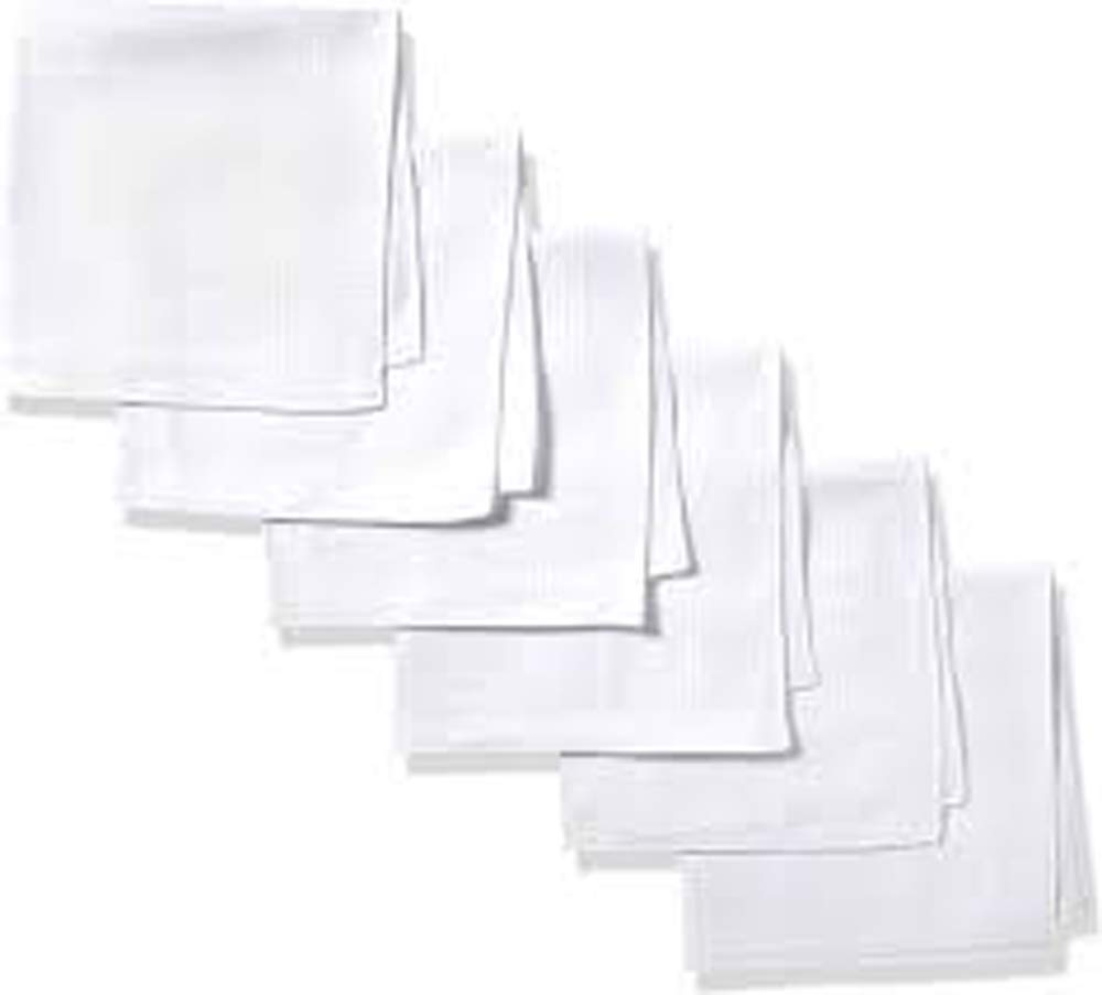 Gilton Permanent Press 13 pieces handkerchiefs White