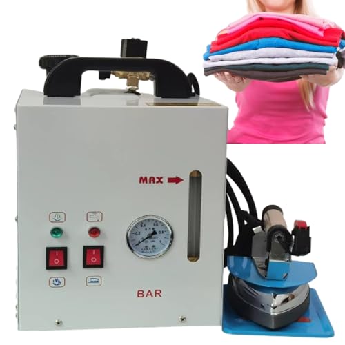 TYH Estación de Planchado Profesional de 1600 W con depósito de 4 L, Plancha Industrial de Acero Inoxidable, vaporizador portátil para Ropa, Cortinas y alfombras