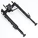 Tactical Wide Stance Rifle Bipod Pan & Cant with Quick Detach Fits Picatinny