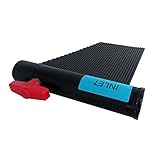 Fafco 10028 Universal 24ft x 3.75in Solar Panel Heating Kit with Pre Plumbed Paneling and Built in Manual Bypass Valve for Above Ground Swimming Pools