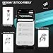Padieoe Tattoo Stencil Printer, 2000mAh Wireless Thermal Tattoo Printer with 10PCS Transfer Paper, Compatible with Phone/Tablet/PC, Portable Thermal Transfer Machine for Tattooists & Beginners