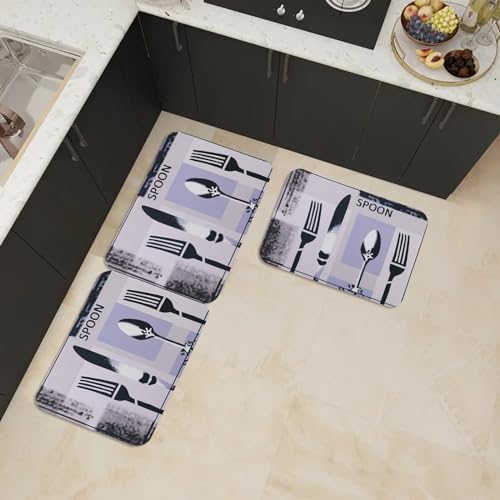Image of UMAI X SAVYA Home Kitchen Mats|| 60 x 40 ||Anti-Skid Mat for Living Room,Bathroom,Shower,Bathtub mat,Multipurpose Mat (Grey)