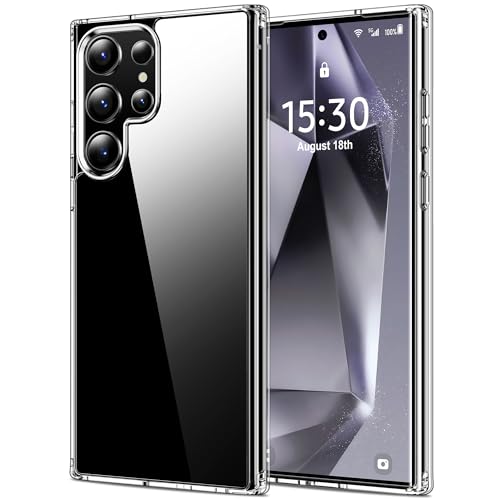Image of HOOMIL Clear Case for Samsung Galaxy S24 Ultra, Anti-Yellowing
