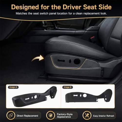 Panel de ajuste para interruptor de asiento Malibu 2013-2016 negro 22753131 6