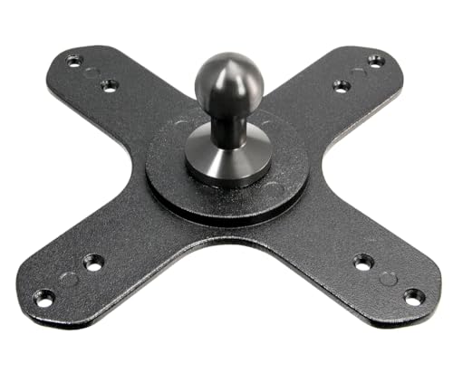 Arkon vesa-Compatible VESA 75/VESA 100 bis 20 mm Kugel Halterung Adapter, Schwarz (ap20mmvesa)