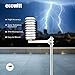 [2022 New Upgraded] Ecowitt WH57 Wireless Lightning Detection Sensor with Solar Radiation Shield, 915 MHz