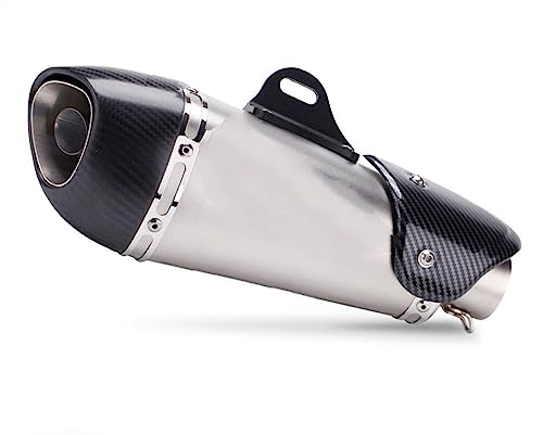 Silencieux d'échappement moto 51mm pour SUZUKI GSXS750 tube acier scooter