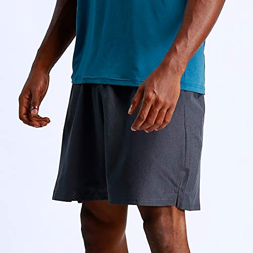 Ajcoflt Calções esportivos masculinos para corrida respirável malha esportiva roupas esportivas elás