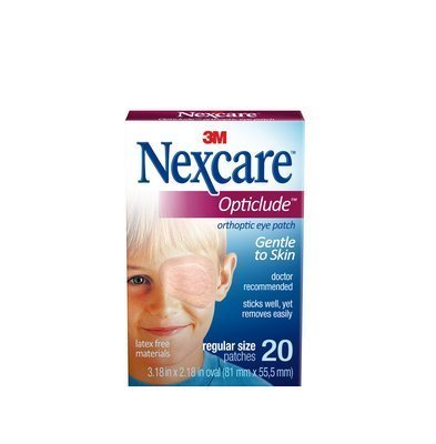 Nexcare Opticlude Orthoptic Eye Patches Regular 20 Each (Pack of 36)