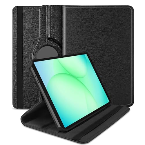 Image of TGK 360 Rotatable Smart Flip Cover for Samsung Galaxy Tab A11 8.7 Inch Case 2025 / Galaxy Tab A9 8.7 Inch 2023 (Black)