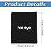 Hair Dryer Bag, Drawstring Blow Dryer Bag Hairdryer Organizer Container Bags, Black Hair Dryers Storage Case for Travel, Bathroom, Women, Men, Home