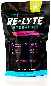 REDMOND Re-Lyte Hydration Electrolyte Powder Mix (Mixed Berry) 30...