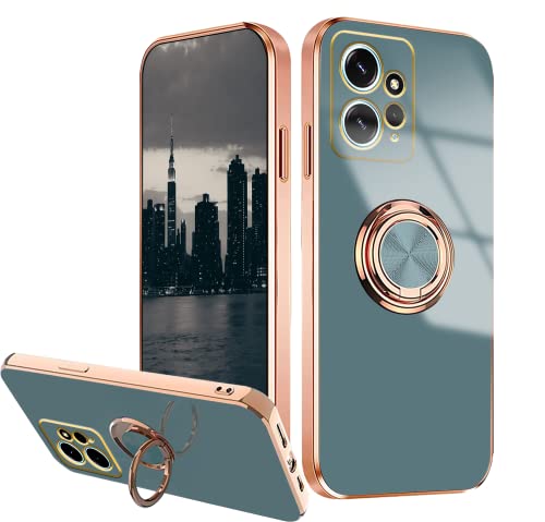 Funda Redmi Note 12 4G antigolpes gris para evitar caídas con imán trasero