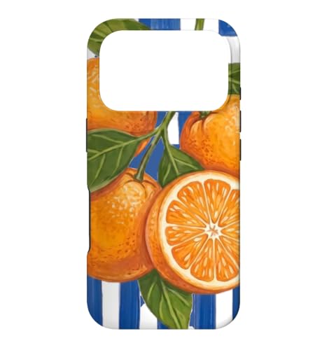 Italian Summer Oranges Beachy Coastal Botanical Decor �X�}�z�P�[�X iPhone 17 Pro �p
