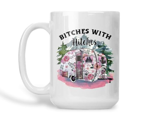 Taza de vidrio divertida 15 oz miniatura 1