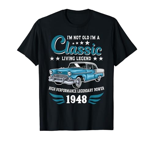 Vintage 1948 Birthday Classic Car for Legends Born In 1948 T�V���c