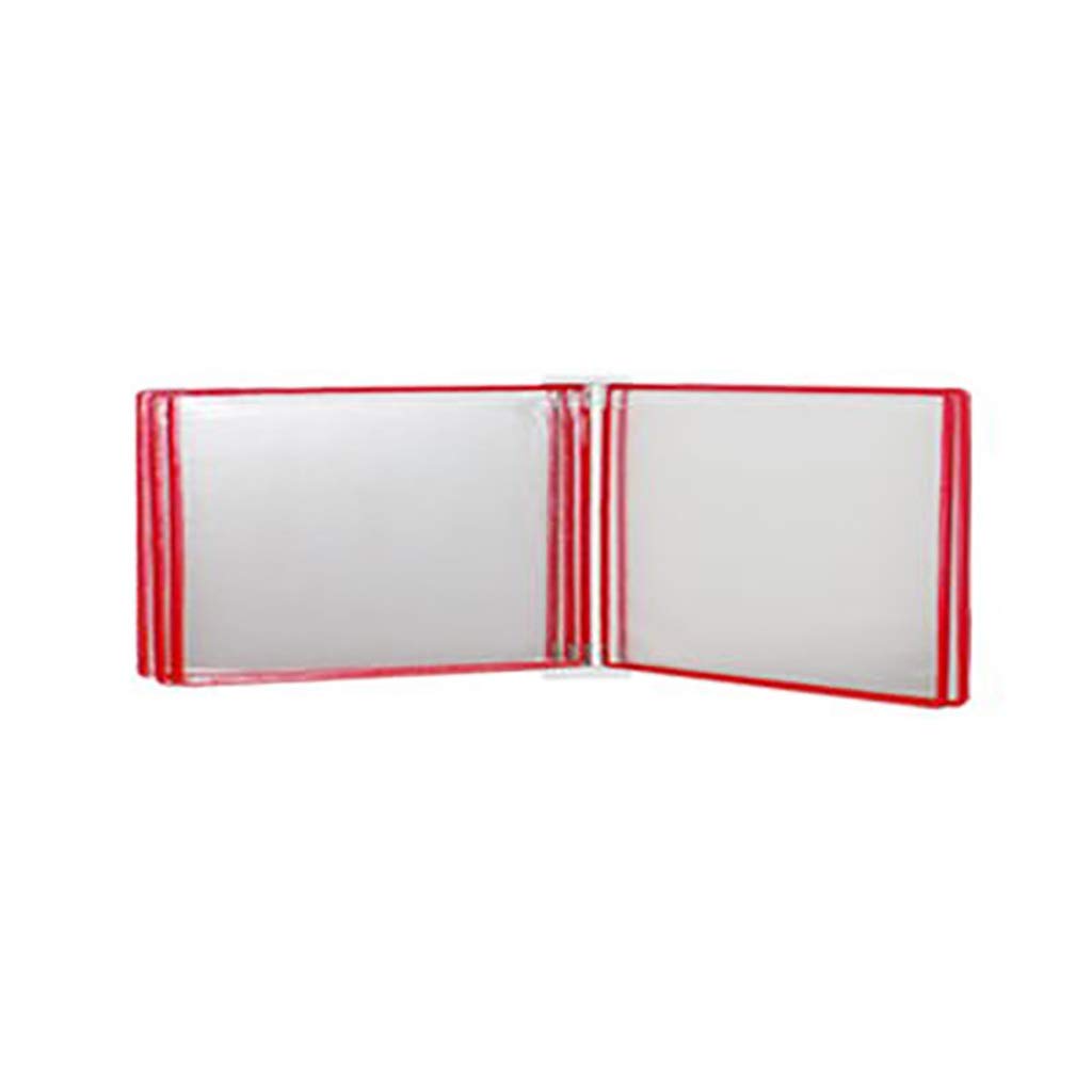 HTTGDGDH Wall Mount Reference Display System, Hanging Wall File Organizer,Flip Holder, Wall-Mounted Magnetic Display 35.5 * 24. 4.5Cm,Folders,