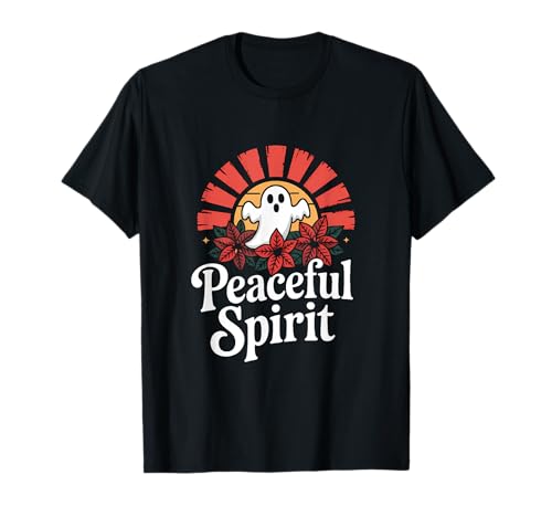 Holy Ghost Floral Peaceful Spirit Christmas Celebration T-Shirt