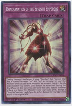 Reincarnation of The Seventh Emperors - CYAC-EN098 - Super Rare - 1st Edition