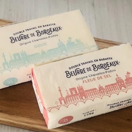 yDELICIOSAzu[ h {h[ OXtFbh o^[ 125g×2 (/L) y①ztX {h[Y Grassfed Butter Les Beurres de Bordeaux (Unsalted/Salted Fleur d