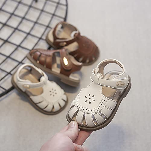Girls Wrapped Toe Sandals Roman Sandals Hollow Floral Pattern Soft Bottom Beach Shoes For Toddler Jelly Shoes Girls4