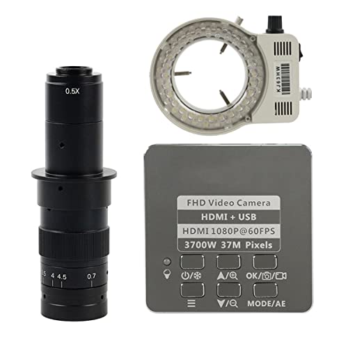 ラボ用顕微鏡アクセサリー 3.7mp 1080p 3700W産業用電子デジタルビデオ顕微鏡(180x with 56 led)