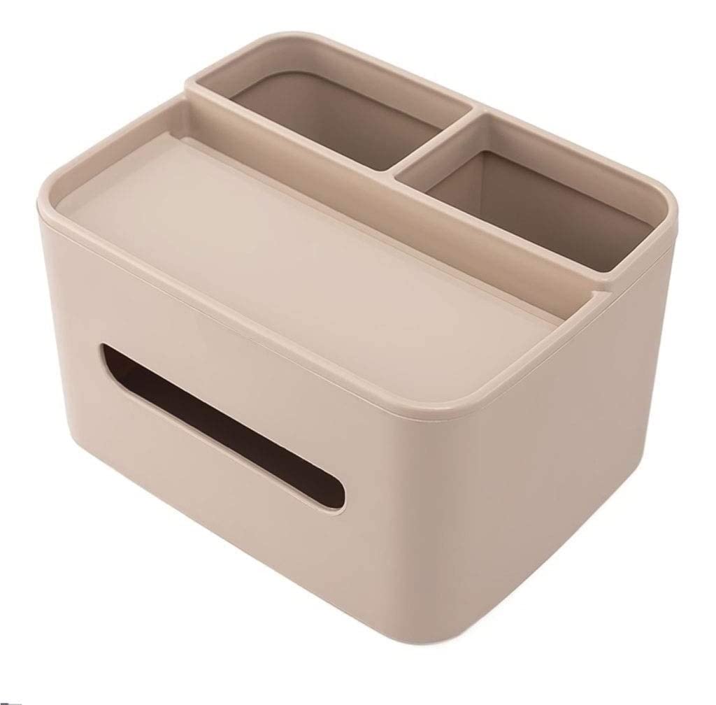 Moderne Tissue Box Tücherbox Organizer Tissue Box Case Plastic Holder Storage Organizer Fashion Remote Control Kosmetiktücherbox(B)