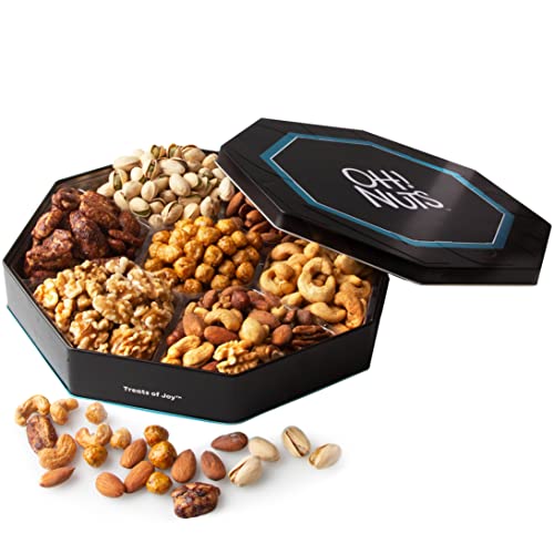 Oh! Nuts Nuts Gift Basket 7 Section Assorted Gift Tin Box thumb #6
