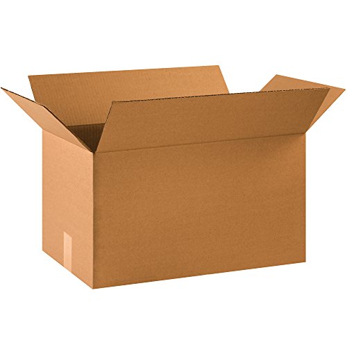 Image of BOX USA 22x12x12 Corrugated Boxes, Medium, 22L x 12W x 12H, Pack of 20 | Shipping, Packaging, Moving, Storage Box for Home or Business, Strong Wholesale Bulk Boxes