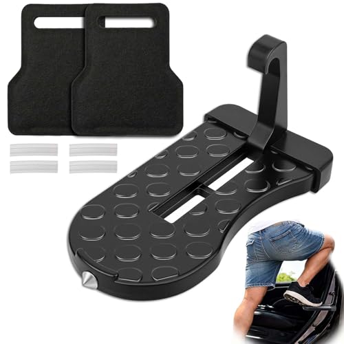 Car Door Step for Car Roof Access,Anti-Slip Surface,Equipped with Two Scratch-Resistant Pads and...