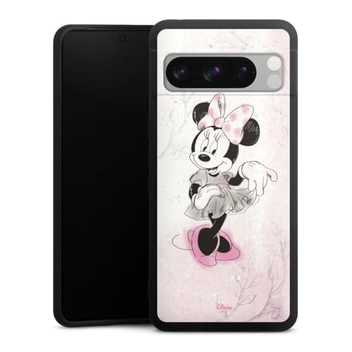 Coque silicone premium Google Pixel 8 Pro DeinDesign souple et résistante Disney Minnie Mouse