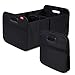 achilles Auto Faltbox, Kofferraumtasche faltbar, Einkaufstasche, Kofferraum-Organizer, Autotasche, Falt-Korb, Falttasche, Kofferraumtasche, Aufbewahrung Taschen, Box, Schwarz, 50 cm x 32 cm x 27 cm