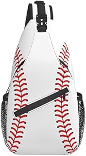 JDEIFKF Baseball Sling Bag Chest Bag Sport Baseball Crossbody Bags For Mens Womens