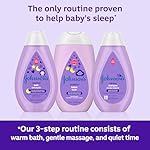Johnson's Sleepy Time Bedtime Baby Gift Set with Relaxing NaturalCalm Aromas, Bedtime Baby Bath Shampoo, Wash & Lotion Essentials, Hypoallergenic & Paraben-Free, 4 Items - Image 3
