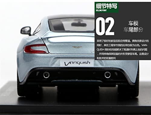 Apliqe Scale Model Vehicles For Aston Martin Vanquish Simulation Alloy Car Model Toy Car 1:43 Sophisticated Gift Choice (Color : 2) #TOP2