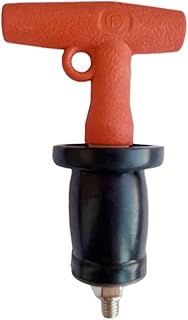 Mechanical Test Plug Seal & Cleanout Pipe Plug Pool Winterizing Plug T Handle Boat Drain Hole Plug Stainless Steel Expandable Rubber Scupper Bilge Plugs