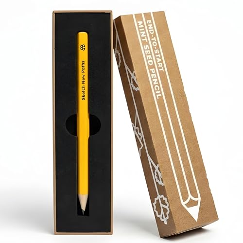 Goodly Pre-Sharpened No. 2 Wood-Cased Pencil for Reflective Writing - Mood Tracking and Leadership Skills Development, Smooth Graphite Lead for Mindful Journaling, Easy Erase, Pencil for Daily Clarity