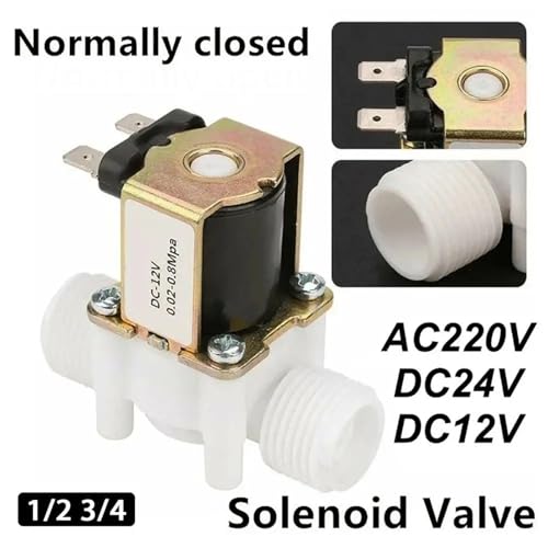 Électrovanne eau 1/2 DC12V pour réparer circuit de fluide
