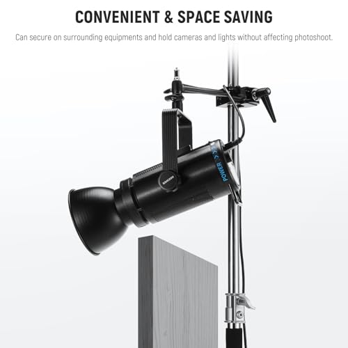 Image of NEEWER Super Clamp with 6 inch Extension Arm, 5 /8 inch Stud, 2.4 inch Jaw Grip
