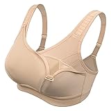 ZeroBound Women's Sports Bras High Impact Wirefree Bra Adjustable Straps Full Coverage Plus Size Bra