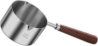 Revere Ware Pans Small Pan Stainless Steel Milk Pot Handle Pot Pour Spout Saucepan for Cooking