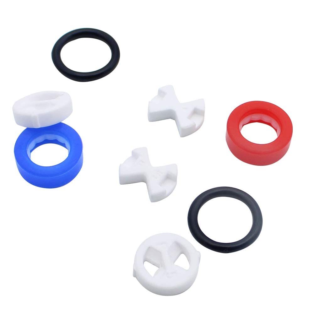 Nuova Valvola Di Ricambio Per Rubinetto, Disco In Ceramica E Guarnizione In Silicone Inserto 12 Per~p137133408 - Foto 8