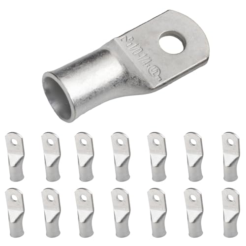 Image of SELTERM 15pcs 1 /0 AWG 1 /4 inch Stud UL Marine Grade Battery Terminal Connectors