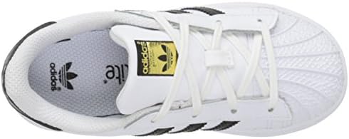 adidas Originals unisex child Superstar Sneaker, White/Core Black/Core White, 7 Big Kid US | Image 4