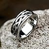 XJruixi Vintage Celtic Knot Totem Rings For Men Women Nordic Viking Celtic Knot Cool Men's Rock Biker Amulet Jewelry Gift Dropshipping #2