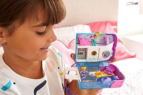 Polly Pocket Cofre Crucero Sweet Sails con muñecas y accesorios, juguete +4 años (Mattel GKJ49), Exclusivo en Amazon