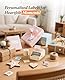 NIIMBOT B21 Etikettendrucker mit 1 Rolle Starterband, Bluetooth Selbstklebendes Etikettiergerät, Beschriftungsgerät Druckgröße 20-50mm Kompatibel mit iOS und Android für Zuhause, Büro (Beige)