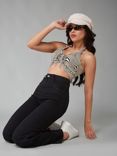 Jean bootcut taille haute galbant Dolce Crudo style épuré - 5